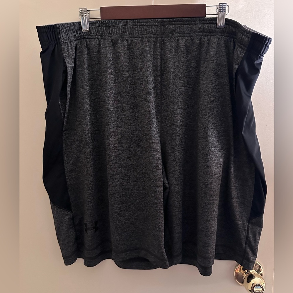Under Armour Charcoal and Black Basketball Shorts